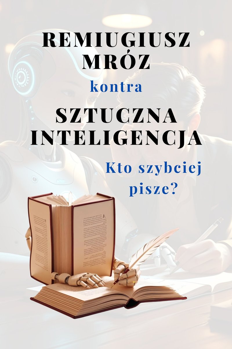 Remigiusz Mróz kontra sztuczna inteligencja. Kto szybciej pisze? okładka