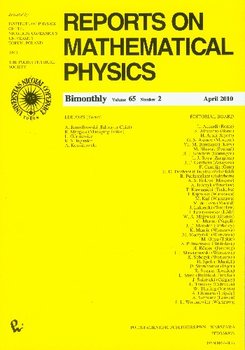 Reports on Mathematical Physics 65/2 okładka
