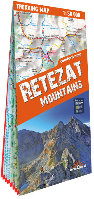 Retezat (Retezat Mountains). Mapa turystyczna 1:50 000 okładka
