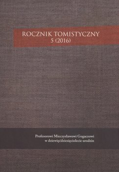 Rocznik Tomistyczny 5 (2016) okładka