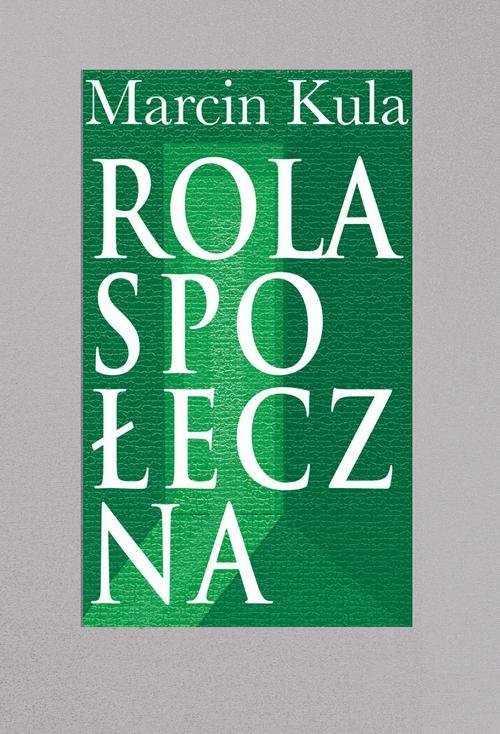 Rola społeczna okładka