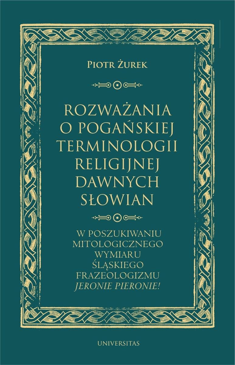 Rozważania o pogańskiej terminologii religijnej dawnych Słowian okładka