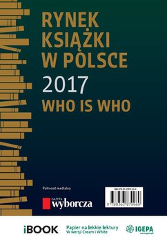 Rynek książki w Polsce 2017. Who is who okładka