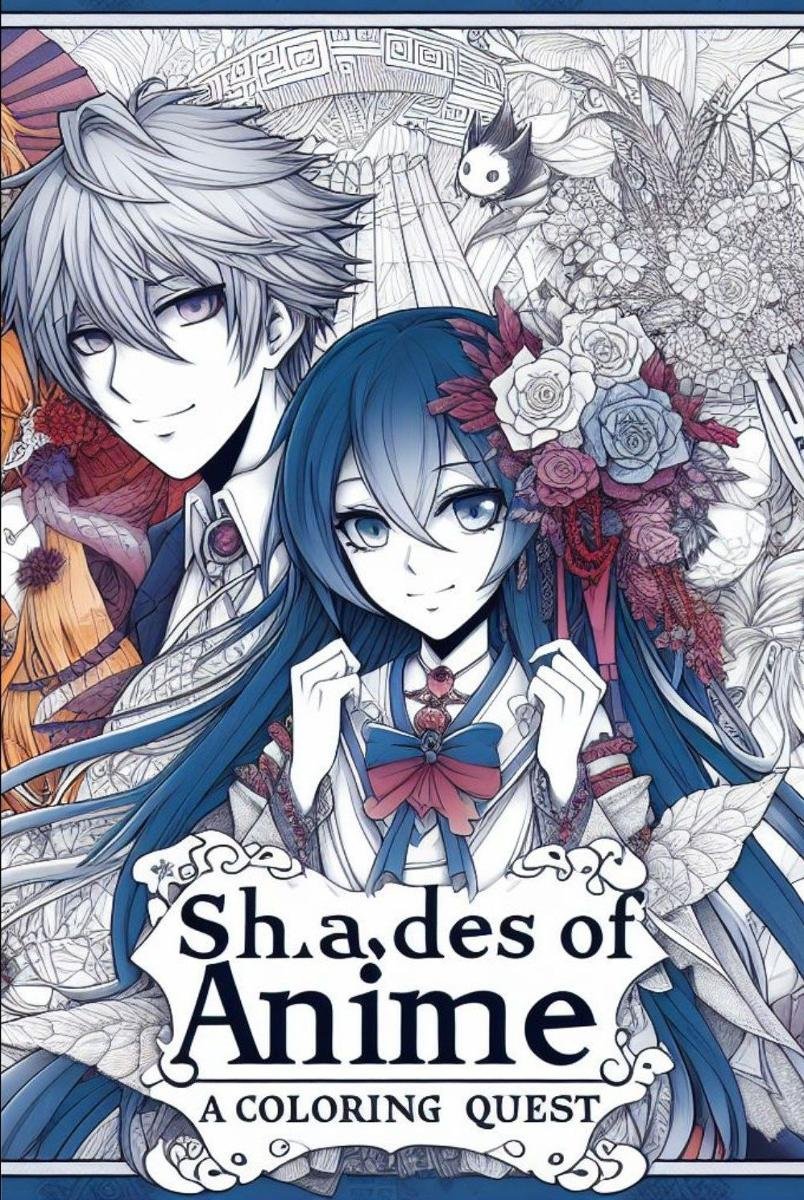 Shades of Anime. A coloring quest okładka