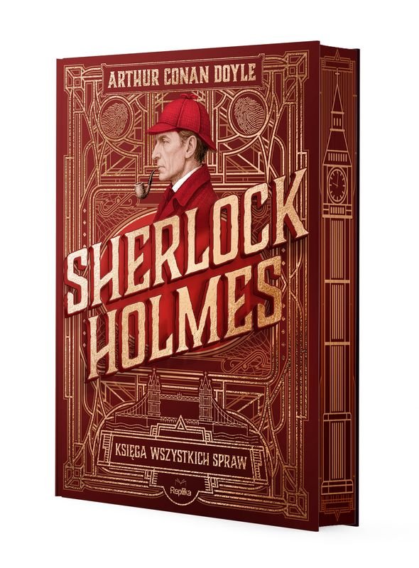 Sherlock Holmes. Księga wszystkich spraw (barwione brzegi) okładka