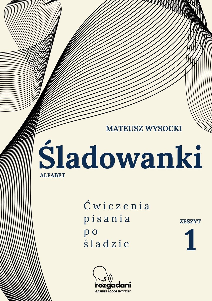 Śladowanki. Alfabet. Ćwiczenia pisania po śladzie okładka