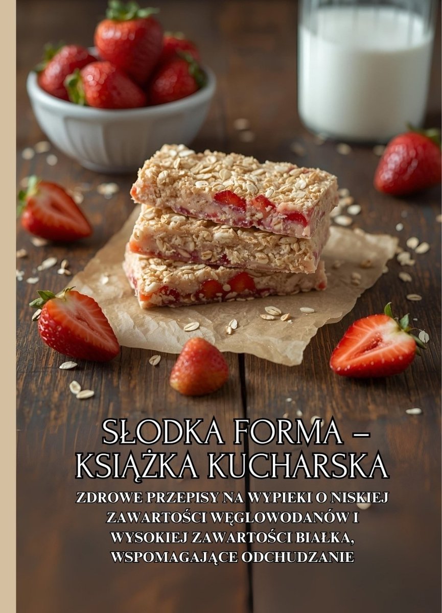 Słodka forma – książka kucharska: Zdrowe przepisy na wypieki o niskiej zawartości węglowodanów i wysokiej zawartości białka, wspomagające odchudzanie okładka