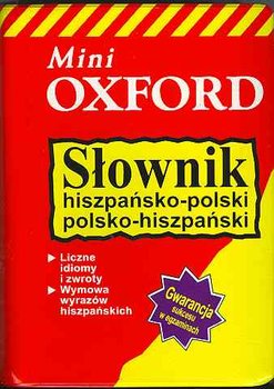 Słownik hiszpańsko-polski polsko-hiszpański okładka