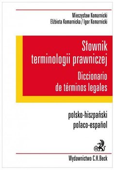 Słownik terminologii prawniczej polsko-hiszpański okładka