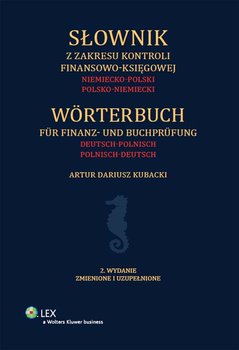 Słownik z zakresu kontroli finansowo-księgowej niemiecko-polski, polsko-niemiecki okładka