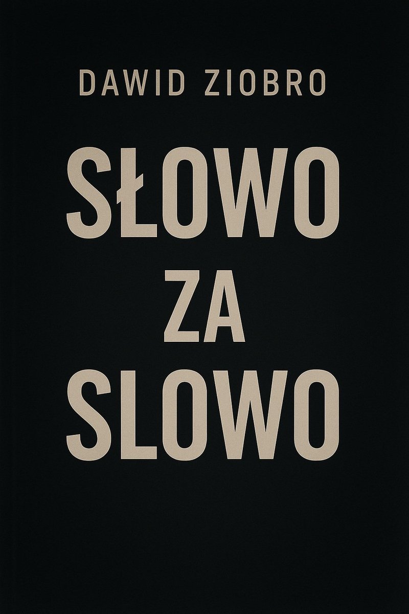Słowo za słowo okładka