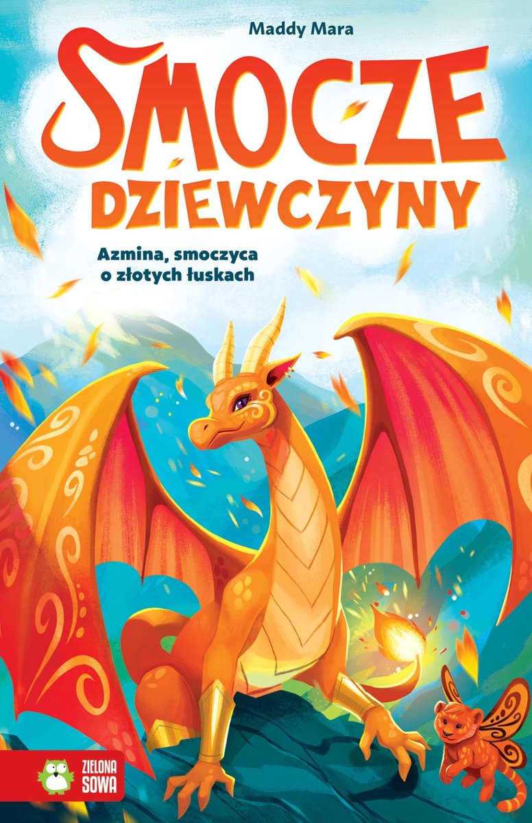 Smocze dziewczyny. Azmina, smoczyca o złotych łuskach okładka