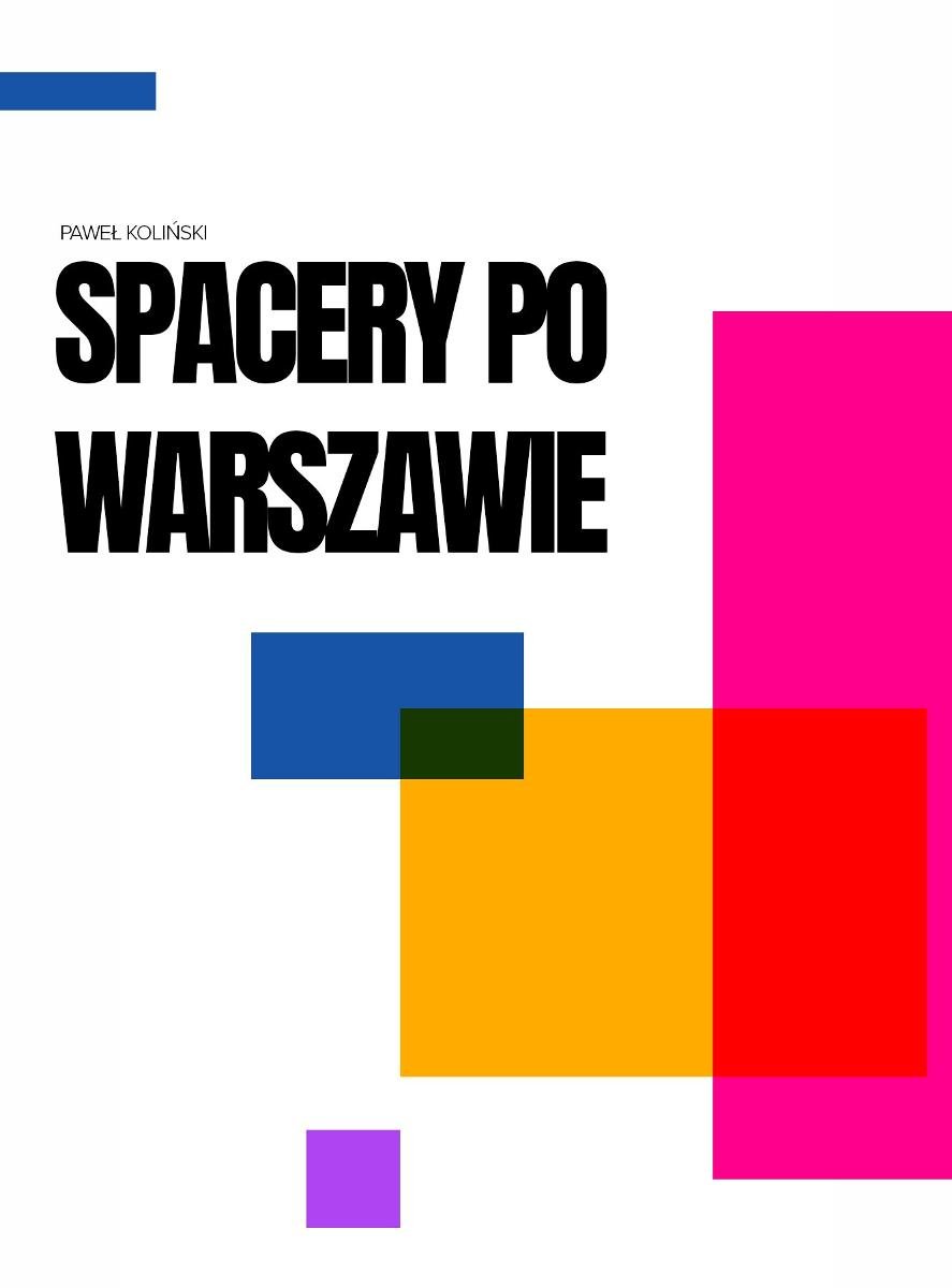 Spacery po Warszawie okładka