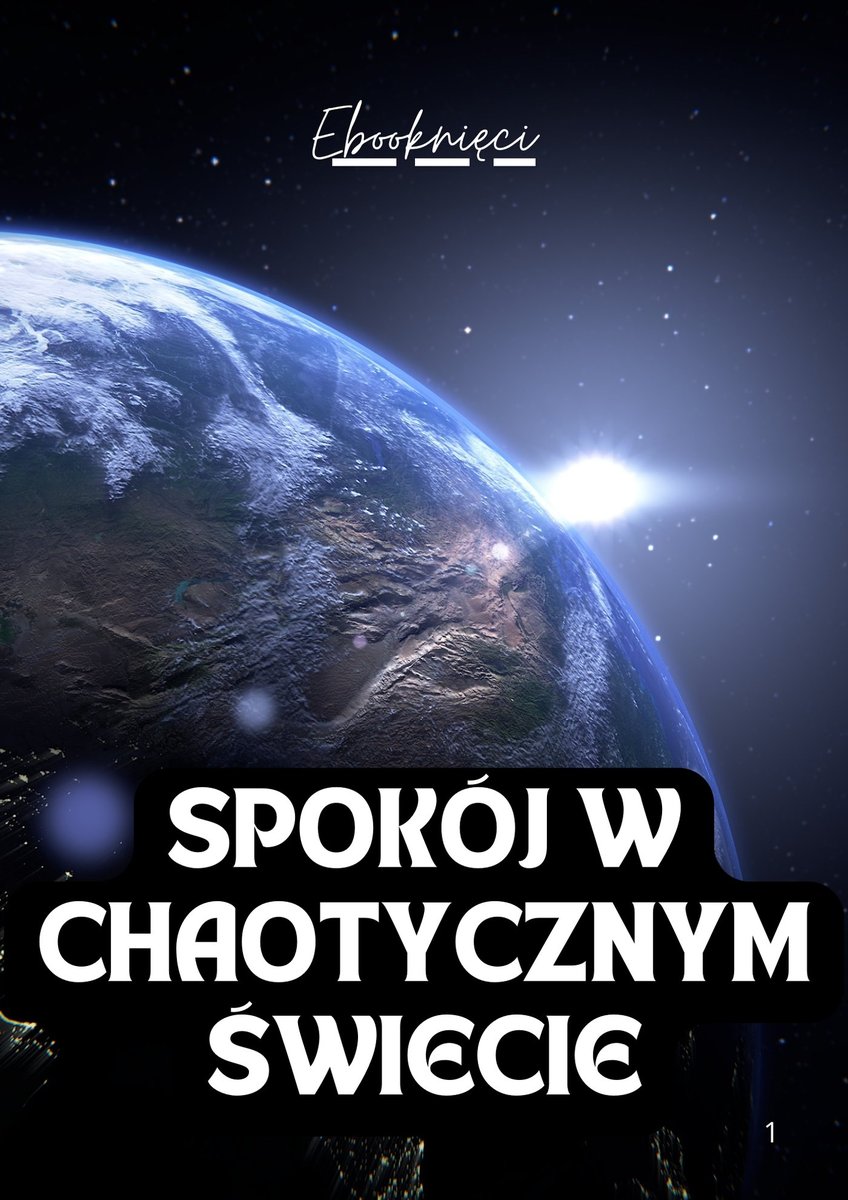 Spokój w Chaotycznym Świecie okładka