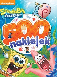 SpongeBob Kanciastoporty. 500 naklejek okładka