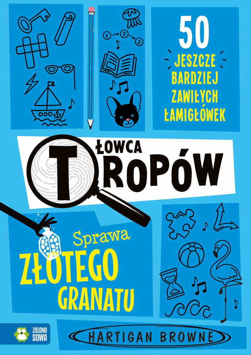 Sprawa złotego granatu. Łowca tropów okładka