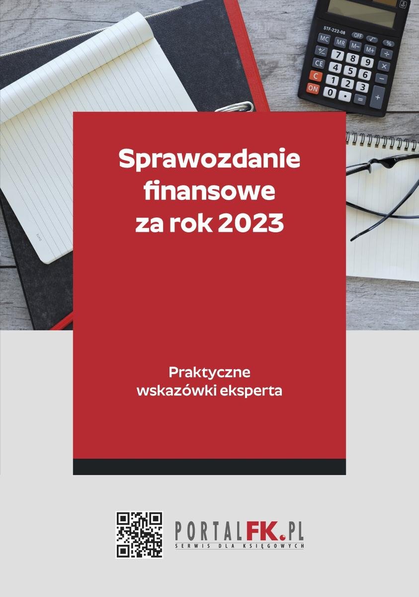 Sprawozdanie finansowe za rok 2023 okładka