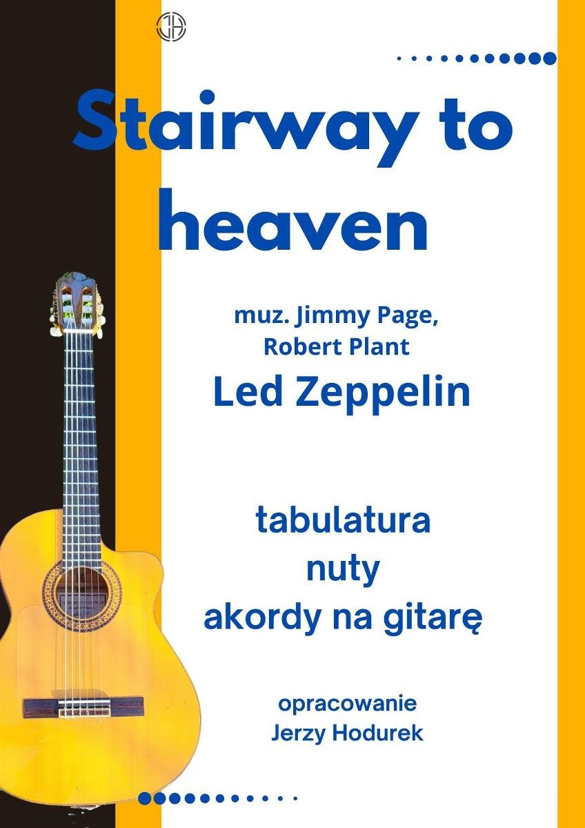 Stairway to Heaven Led Zeppelin. Opracowanie nuty, tabulatura, akordy na gitarę okładka