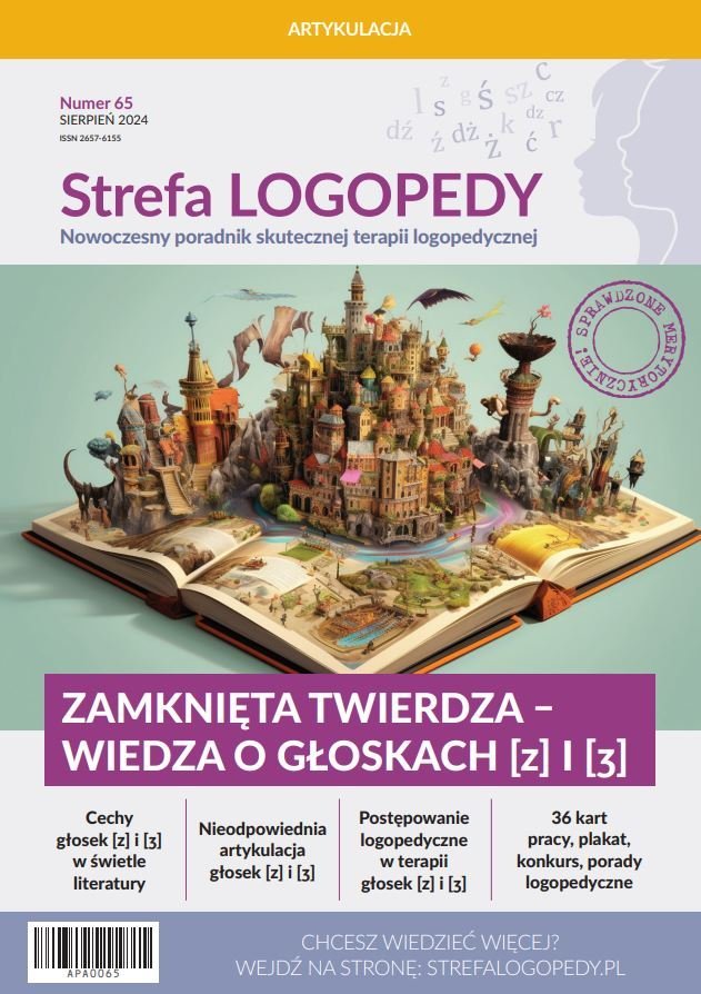 Strefa LOGOPEDY, numer 65, Zamknięta twierdza – wiedza o głoskach [z] i [ʒ] okładka