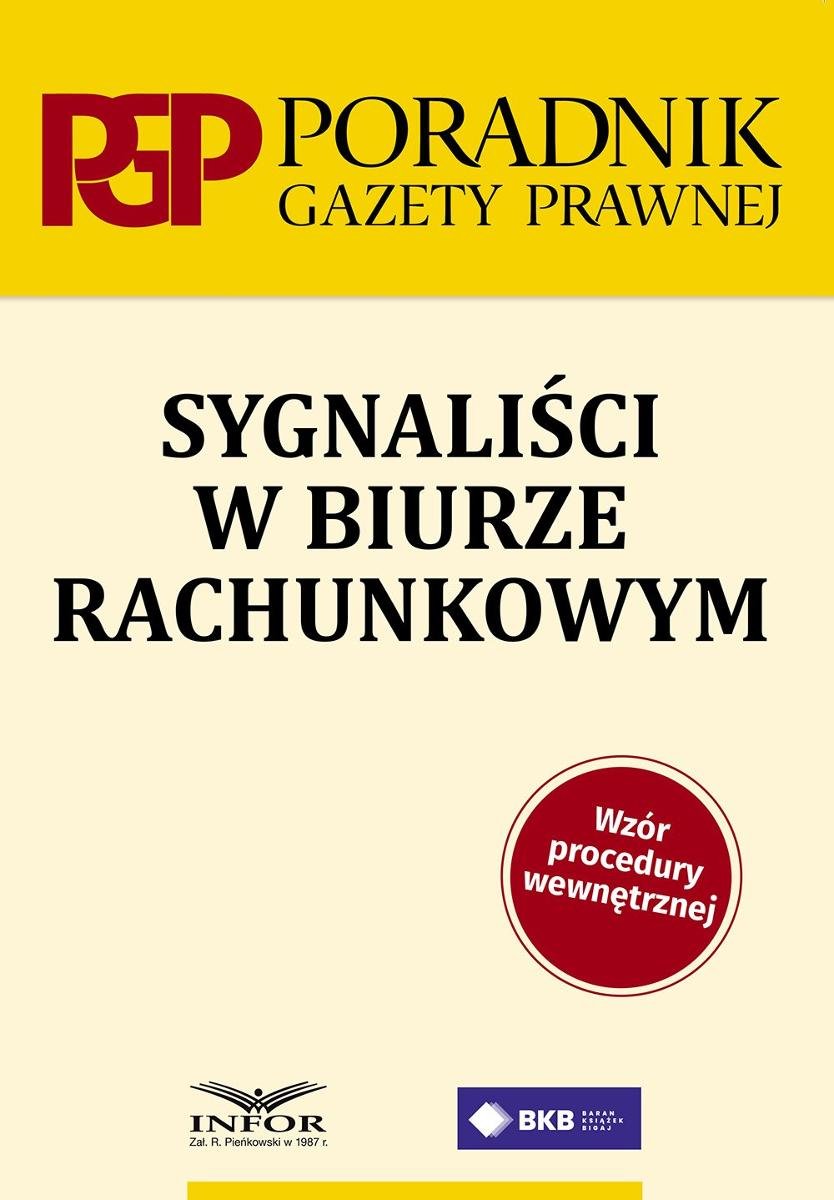 Sygnaliści w biurze rachunkowym okładka