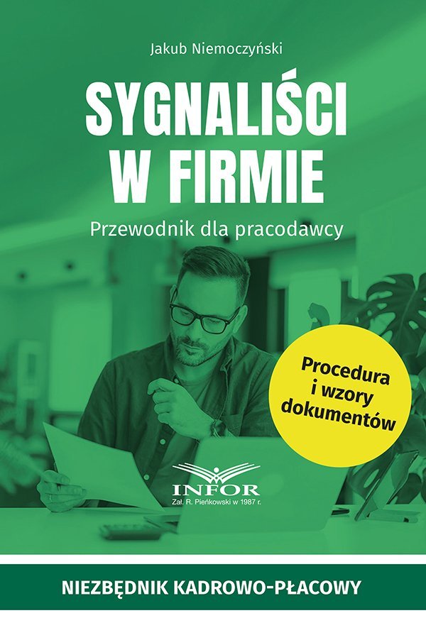 Sygnaliści w firmie. Przewodnik dla pracodawcy okładka