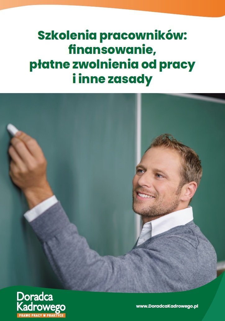 Szkolenia pracowników: finansowanie, płatne zwolnienia od pracy i inne zasady (KK) okładka