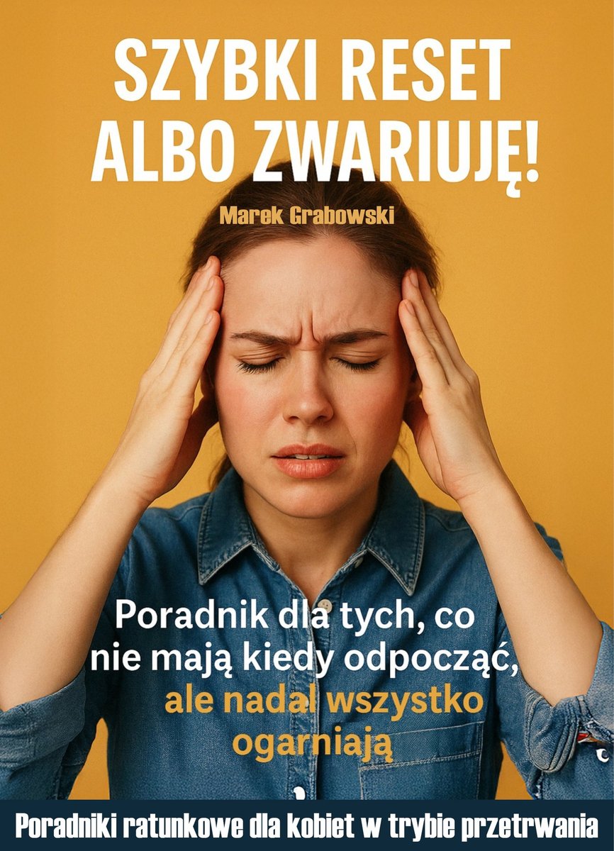 Szybki reset albo zwariuję! Poradnik dla tych, co nie mają kiedy odpocząć, ale nadal wszystko ogarniają okładka