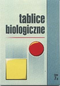 Tablice biologiczne okładka