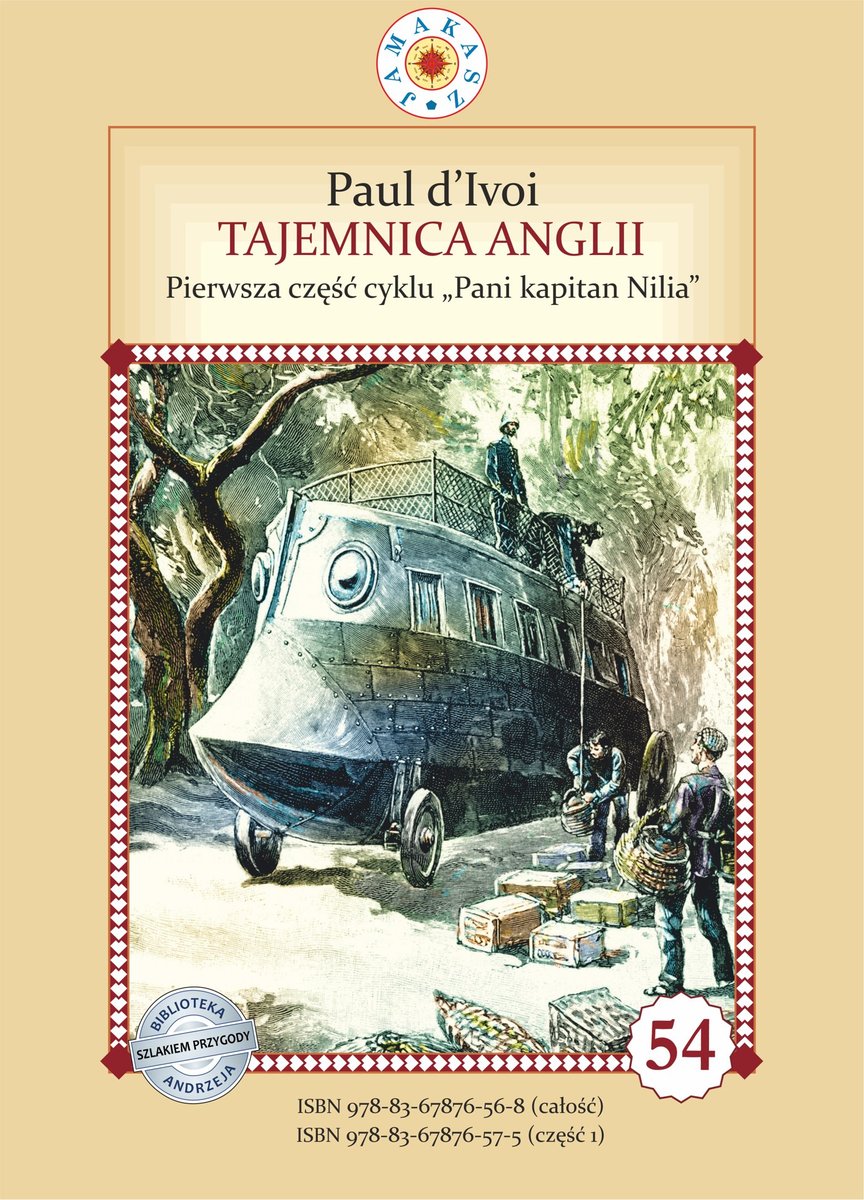 Tajemnica Anglii. Tom 1. Pani kapitan Nilia okładka