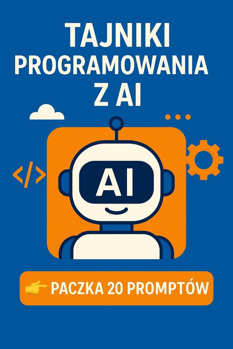 Tajniki programowania z AI oraz paczka promptów okładka