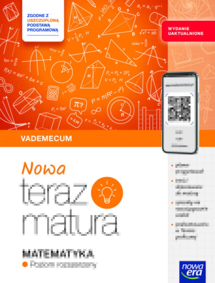 Teraz matura 2025/2026 Matematyka. Vademecum. Zakres rozszerzony okładka