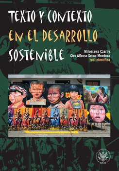 Texto y contexto en el desarrollo sostenible okładka