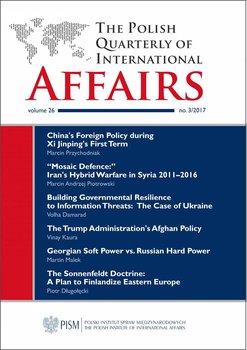 The Polish Quarterly of International Affairs. No 3/2017 okładka
