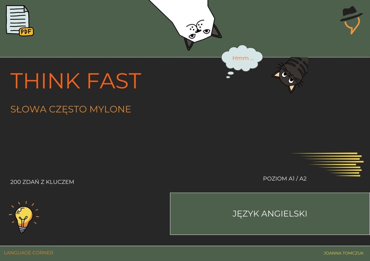Think Fast. Słowa często mylone. A1/A2 okładka
