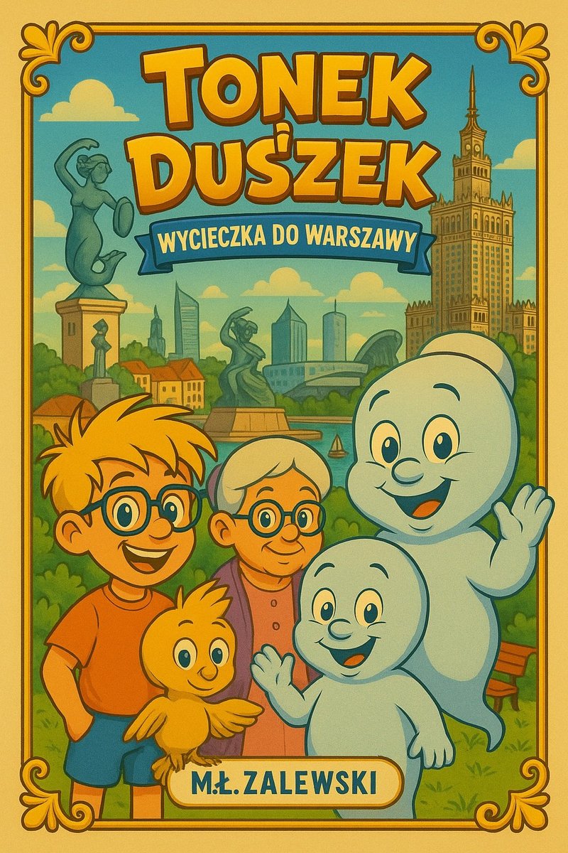 Tonek i Duszek: Wycieczka do Warszawy okładka