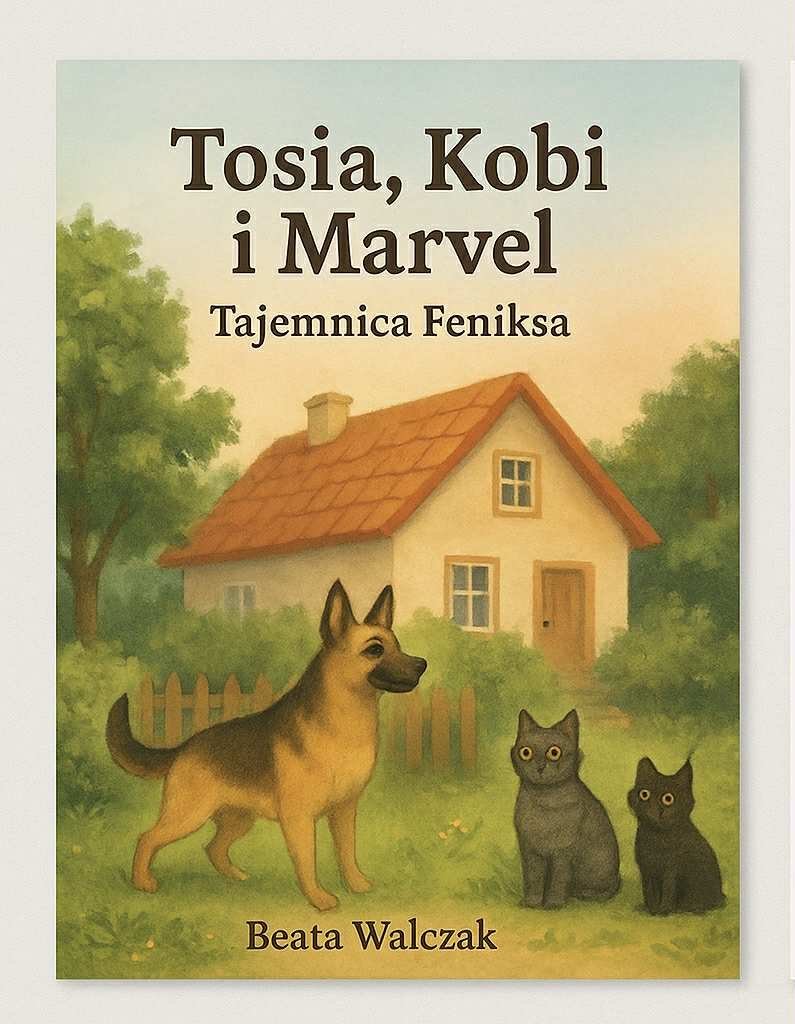 Tosia, Kobi i Marvel - Tajemnica Feniksa okładka