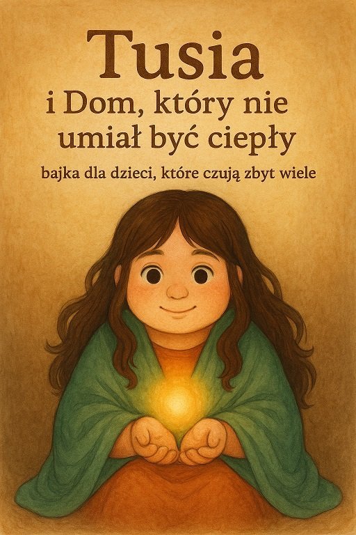 „Tusia i Dom, który nie umiał być ciepły” okładka