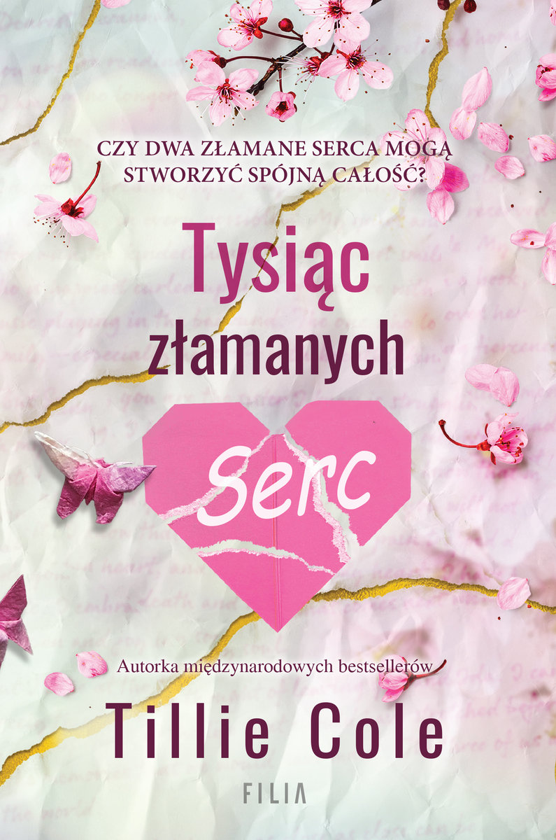 Tysiąc złamanych serc (barwione brzegi) okładka