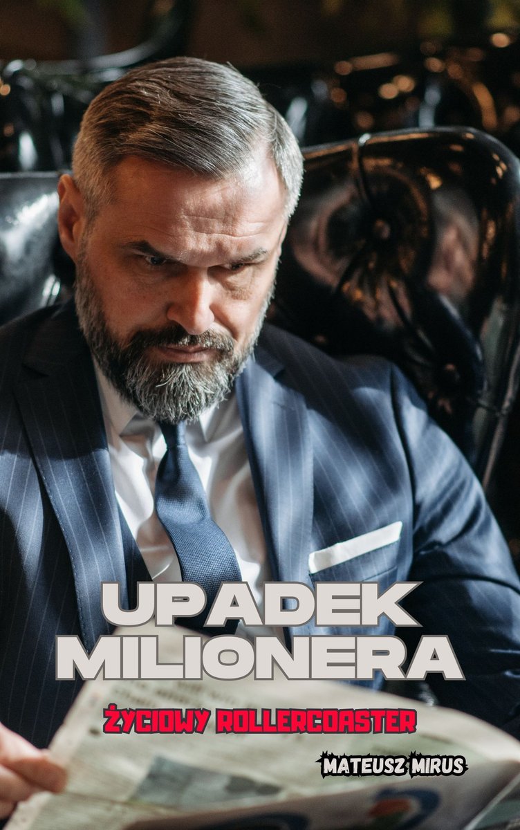 Upadek milionera życiowy rollercoaster - ebook PDF okładka