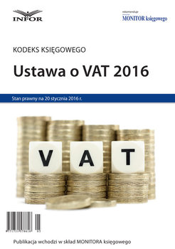 Ustawa o VAT 2016 okładka