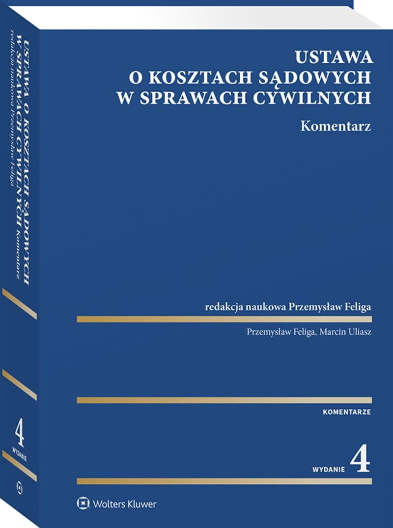 Ustawa o kosztach sądowych w sprawach cywilnych okładka