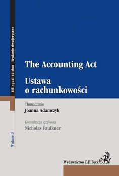Ustawa o rachunkowości. The Accounting Act okładka