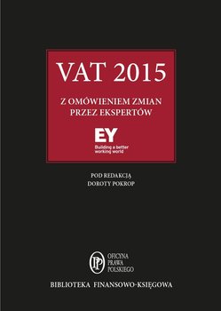VAT 2015 z omówieniem zmian przez ekspertów EY okładka