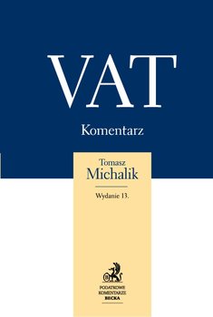 VAT. Komentarz 2017 okładka