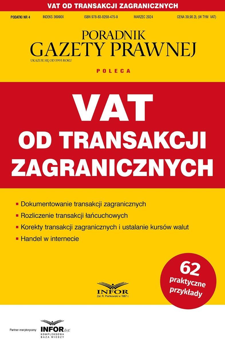 VAT od transakcji zagranicznych okładka