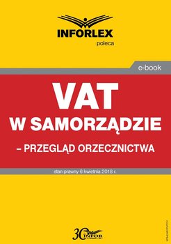 VAT w samorządzie – przegląd orzecznictwa okładka