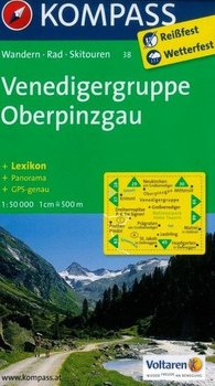 Venedigergruppe - Oberpinzgau. Mapa 1:50 000 okładka