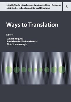 Ways to Translation okładka