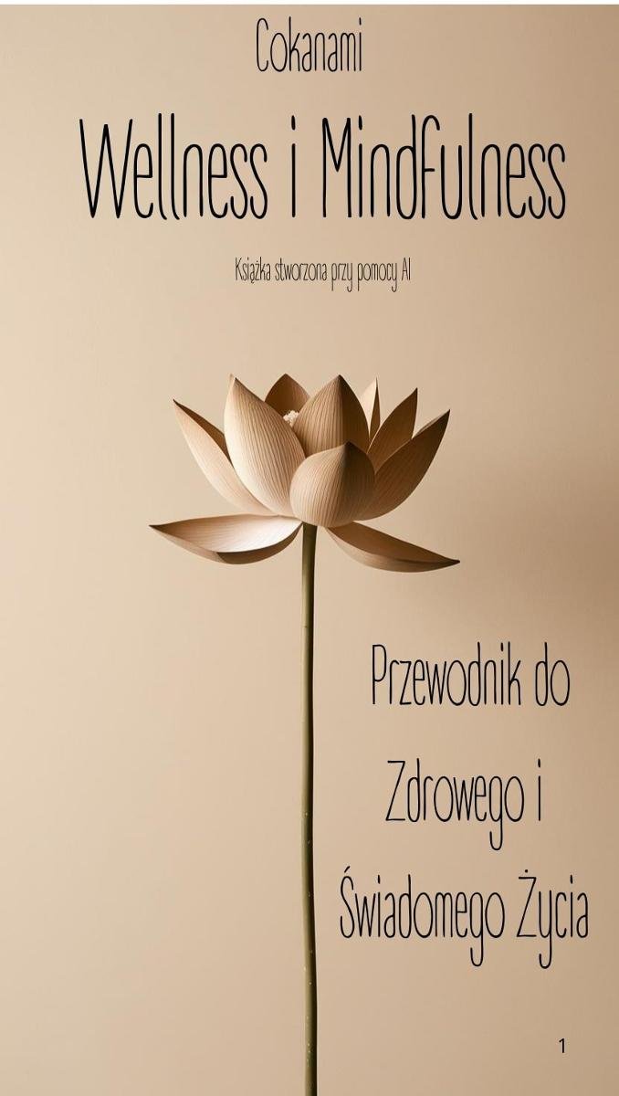 Wellness i Mindfulness. Przewodnik do zdrowego i świadomego życia okładka