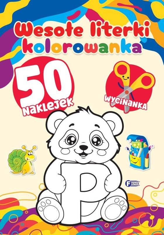 Wesołe literki. Kolorowanka okładka